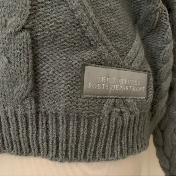(SOLD) TAYLOR SWIFT Tortured Poets Department TTPD Cardigan - Picture 5 of 10